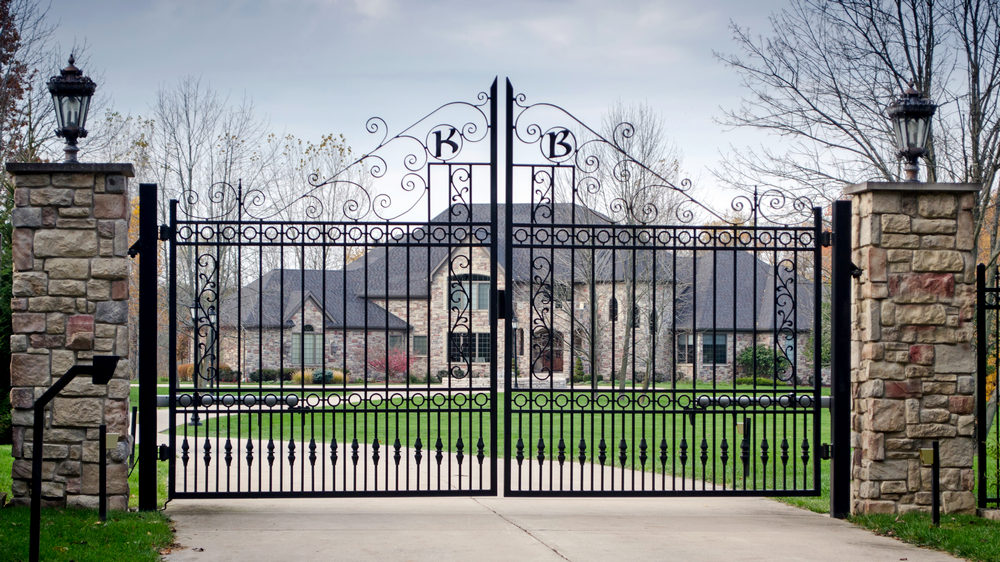 Iron Driveway Gates